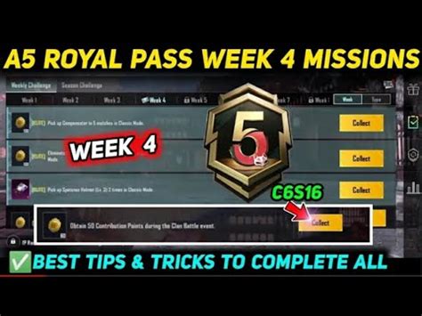 A Week Mission Pubg Week Mission Explained A Royal Pass Week