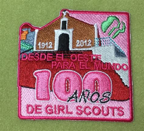 Girl Scouts Caribe 100th Anniversary Patch Desede El Oeste Para El