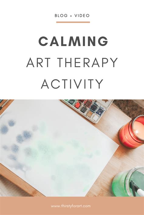 Calming Art Therapy Activity — Thirsty For Art