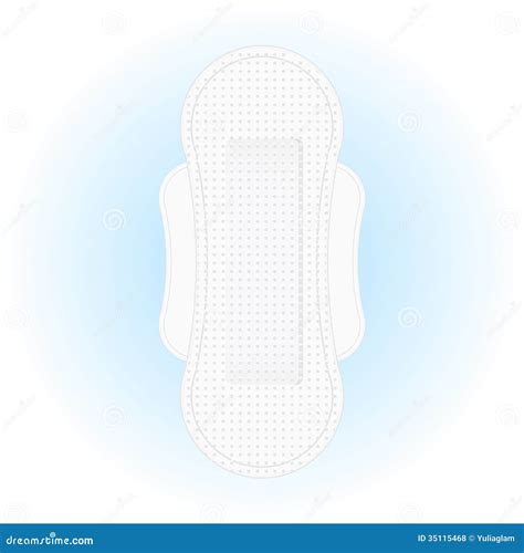 Sanitary Napkin With Wings Stock Vector Illustration Of Healthcare