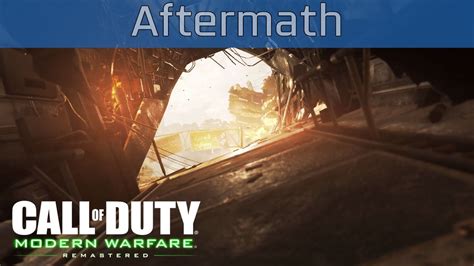 Call Of Duty 4 Modern Warfare Remastered Aftermath Walkthrough [hd