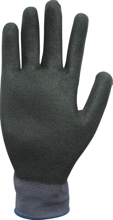 G Seamless Nylon Foam Liner Sandy Finish Nitrile Coated Glove China