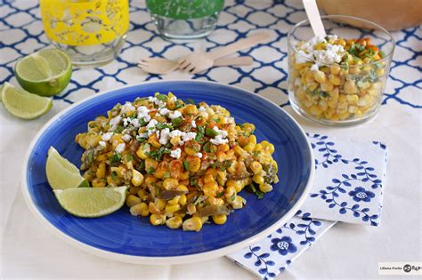 Receta De Esquites O Ensalada Mexicana De Maíz Y Queso Un Antojito