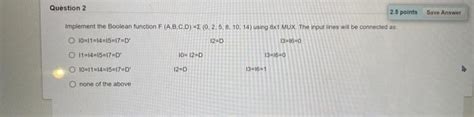 Solved Consider The Combinational Circuit Shown Below