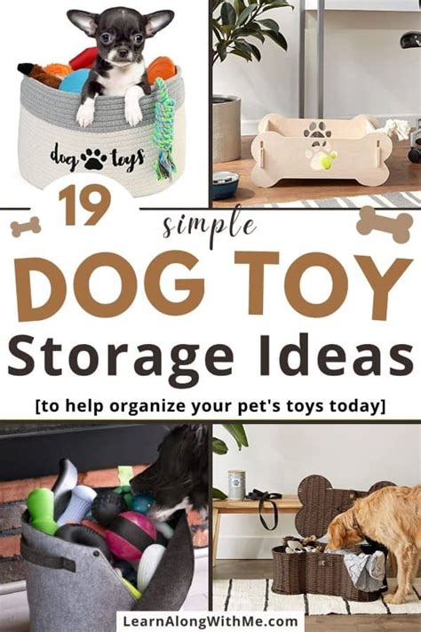 19 simple Dog Toy Storage Ideas (to get your pet stuff organized ...