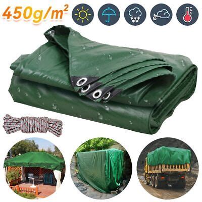 450GSM Tarpaulin Extra Heavy Duty Builders Waterproof Ground Sheet Tarp