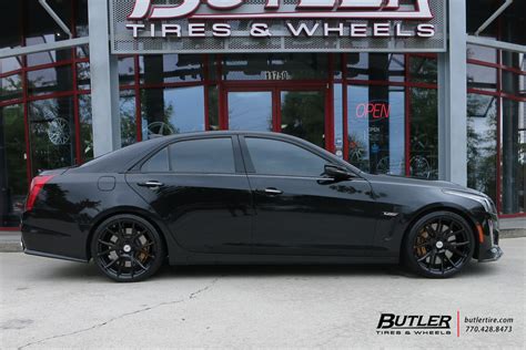 Cadillac CTS-V with 20in Vossen VFS6 Wheels exclusively from Butler Tires and Wheels in Atlanta ...