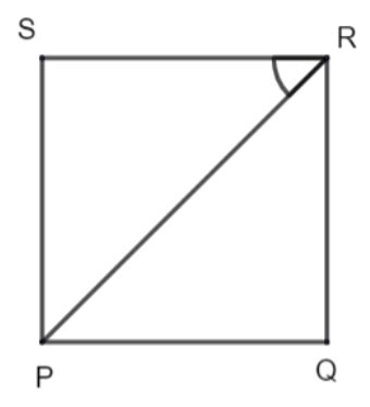 Pqrs Is A Square Determine Angle Srp