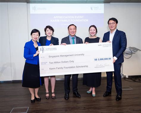 karim family foundation donates  million  financial aid smu