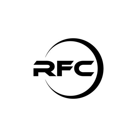 diseño de logotipo de letra rfc en ilustrador logotipo vectorial