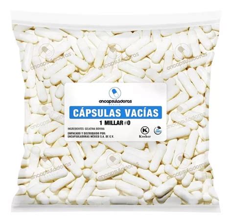 Capsulas Vacias Blanco Encapsuladoras Mexico