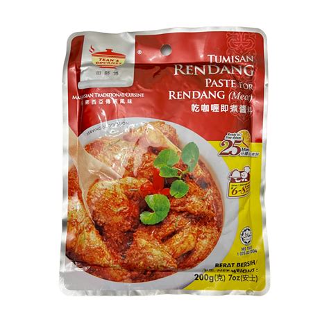 Tumisan Rendang Rendang Paste Malaysian Cuisine Myanmar Mart