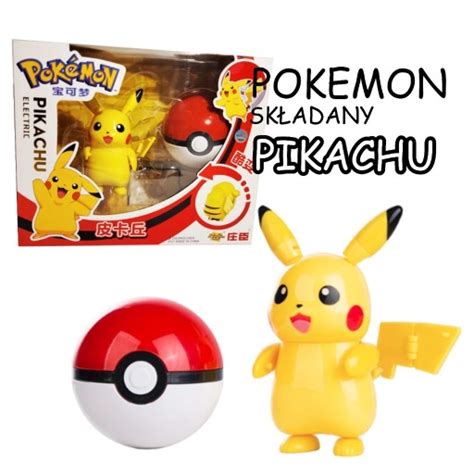 Pokemon Pikachu Składana figurka Pokeball GNIEZNO Kup teraz na