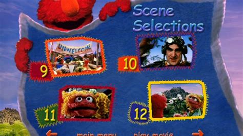 The Adventures Of Elmo In Grouchland DVD Menu YouTube