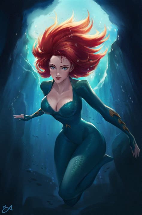 Marvel Dc Comics Mera Dc Comics Dc Comics Girls Dc Comics Art