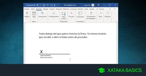 Cómo firmar un documento de Word