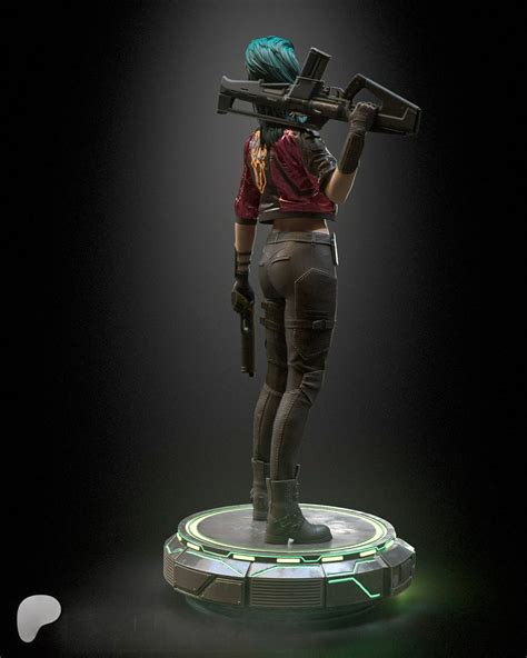 2130 Rogue Amendiares Cyberpunk 2077 Stl 3d Print Files My Stl