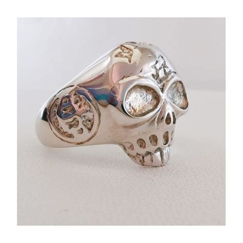 Bague Tête de mort Argent