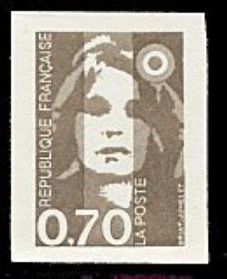 Marianne du bicentenaire Provenant de carnet gommage adhésif Timbres