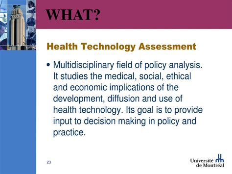 Ppt Health Technology Assessment An Orientation Powerpoint