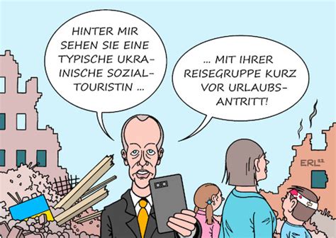 Sozialtourismus By Erl Politics Cartoon Toonpool