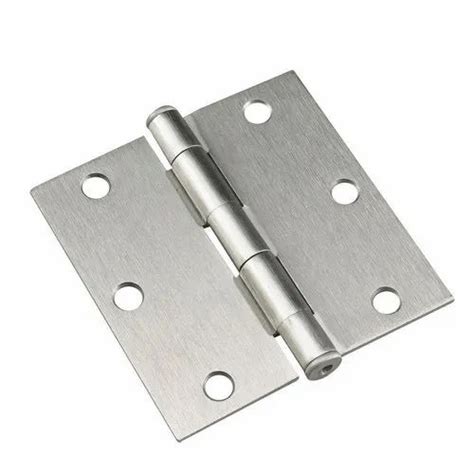 Silver Butt Hinge Stainless Steel Door Hinges Thickness Mm