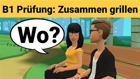 Mündliche Prüfung Deutsch B1 Gemeinsam etwas planen Dialog sprechen