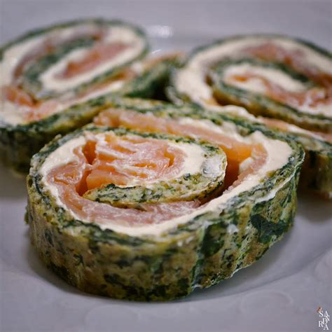 Spinat Lachs Rolle Mit Frischk Se Rezept Low Carb Kochen Backen