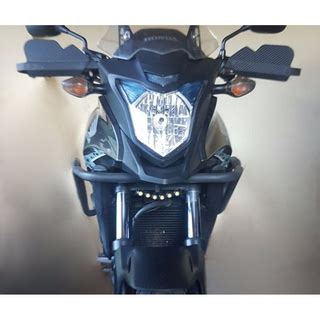 Farol Auxiliar Milha Led W Drl Moto Honda Cb X Shopee Brasil