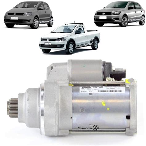 Motor Arranque Partida Fox Gol Polo Saveiro Voyage T E