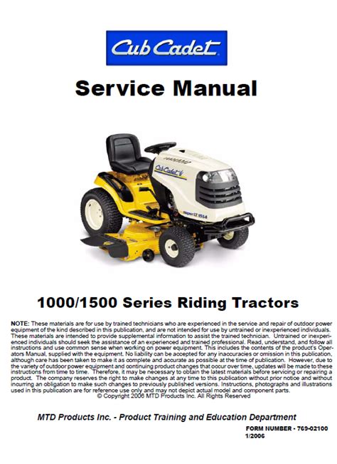 Cub Cadet Mower Owner S Manual