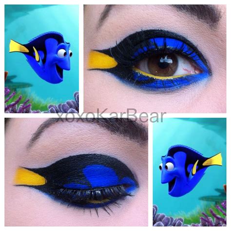 Dory From Finding Nemo Inspired Disney Inspired Makeup Disney Eye