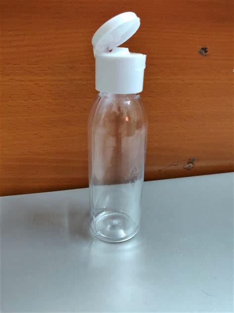 100ml Empty Sanitizer Pet Bottles With 25mm Neck And 25mm Flip Top Cap