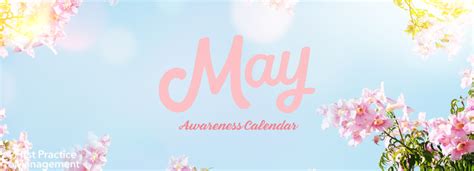 May 2024 Awareness Calendar