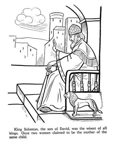 Faerlmarie Coloring Pages King Solomon Coloring Pages Hot Sex Picture