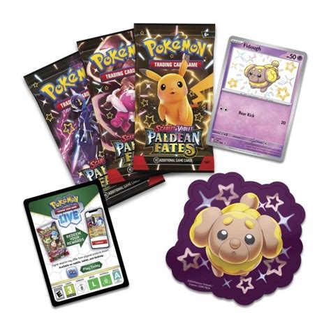 Pok Mon Tcg Scarlet Violet Paldean Fates Tech Sticker Collection