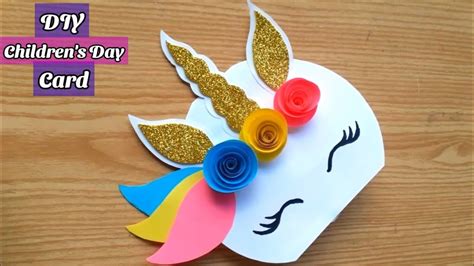 DIY Children's Day Card | Handmade card for Children's day | Childrens ...