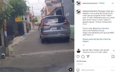 Viral Video Cara Parkir Mobil Di Gang Bikin Tetangga Depresi