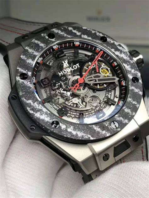 V6 Factory Replica Hublot Big Bang Ferrari Titanium Carbon Bezel with Asia Valjoux 7750 – Hot ...