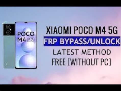 Poco M G Frp Bypass Miui Unlock Google Account Lock Without Pc New