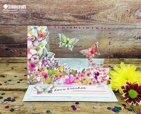 Dovecraft Bohemian Acetate Easel Card Tutorial Easel Cards Acetate