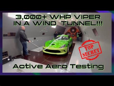 Hp Calvo Viper In The Wind Tunnel For Active Aero Testing