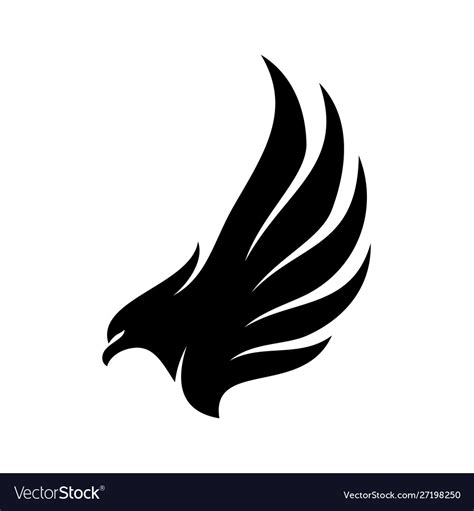 Eagle logo design template Royalty Free Vector Image