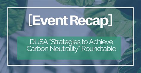 Strategies To Achieve Carbon Neutrality