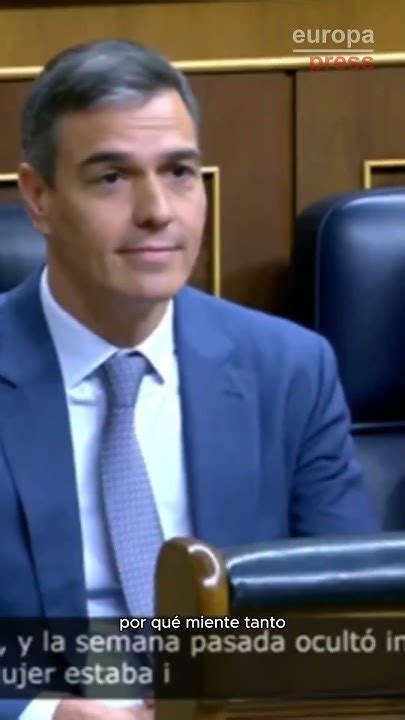 Feijóo Acusa A Sánchez De Mentir Sobre El Caso De Su Esposa Youtube