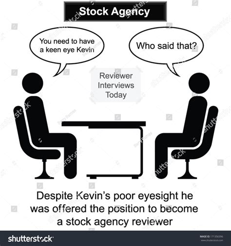 Kevin Employed Reviewer Cartoon Isolated On Stock Vector Royalty Free