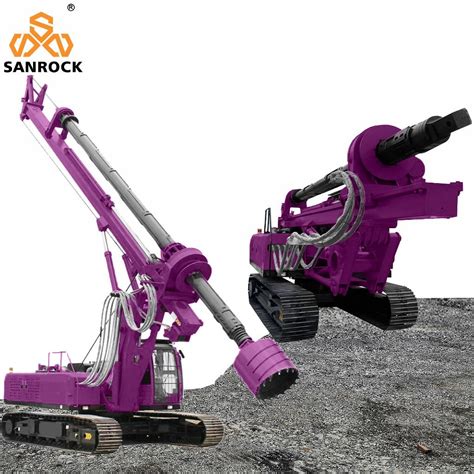 Hydraulic Rotary Drilling Rig Piling Rigs Construction Works Borehole