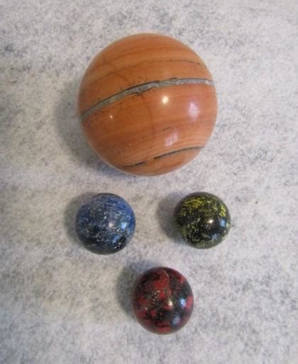 Polished Stone Orbs Large Is 2 12 In Diameter Small Are 1 14 In