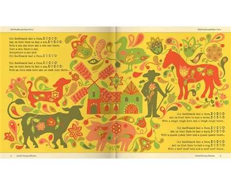 Old Macdonald Had A Farm And Other Animal Nursery Rhymes Board Book