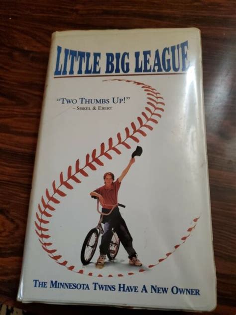 Little Big League Vhs 1996 For Sale Online Ebay